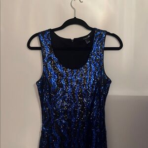 Forever 21 Women's Blue Sequin Dress